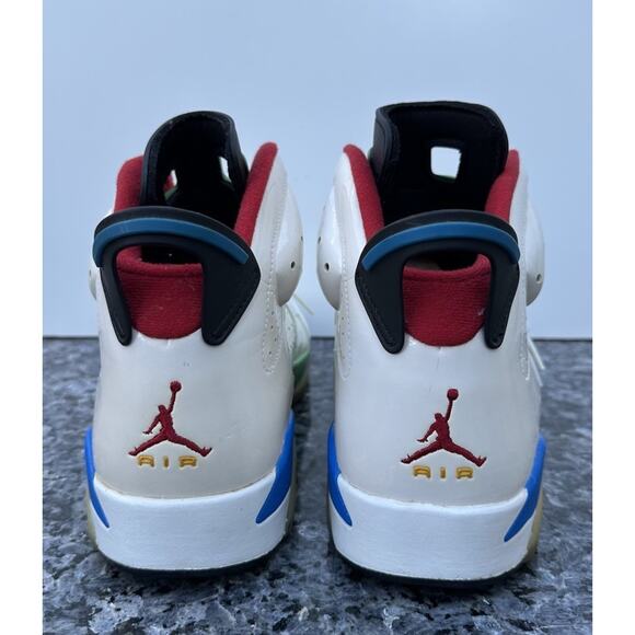 Nike Air Jordan 6 Retro Beijing Olympic White Sneakers Men’s SZ 10.5 {325387-161 main image 11